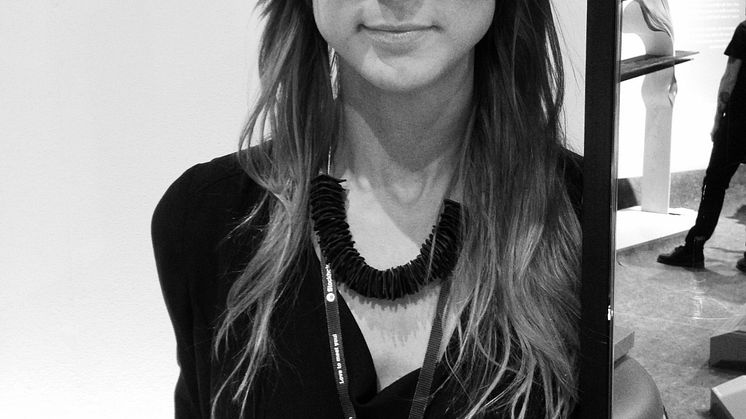 Therese Hallberg, avgångsstudent på Formprogrammet utvald i "Lammhults X-works 2.0"