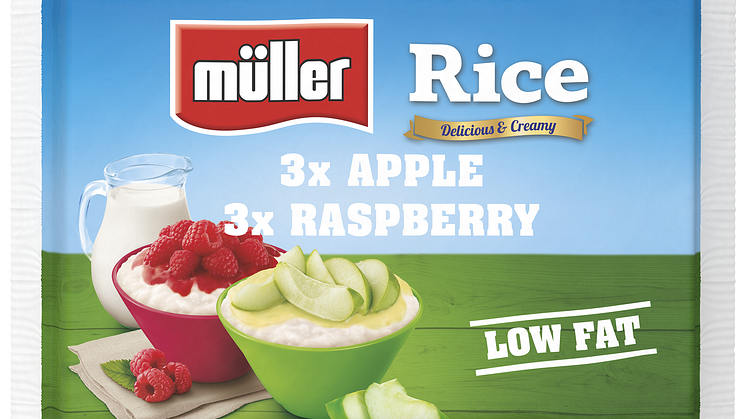 Müller Rice 6 Pack Apple & Raspberry