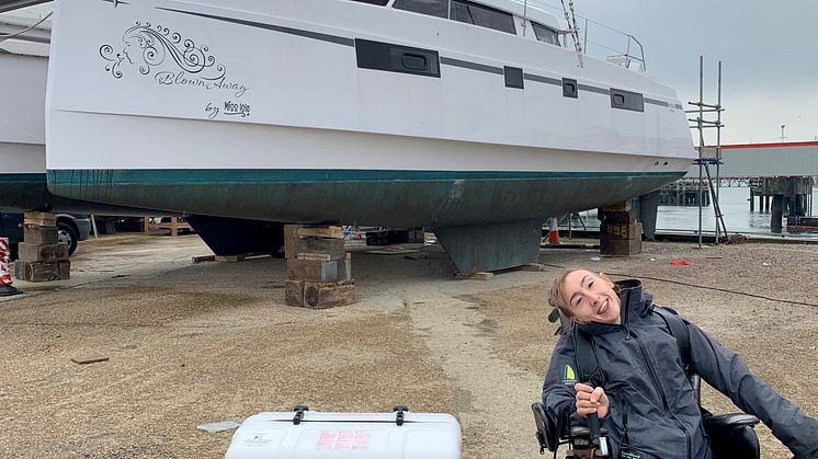 Hi-res image - Fischer Panda UK - Fischer Panda UK has donated a Panda PMS 9000 ND generator which is now installed on Natasha Lambert's boat 'Blown Away'