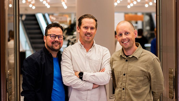 Trion bakom La Belle, grundare Magnus Lindström, köksmästare Totte Svanström och restaurangchef Gustav Johansson