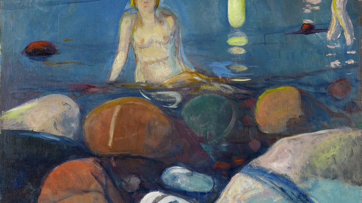  Edvard Munch: Sommernatt. Havfrue / Summer Night. Mermaid (1893)