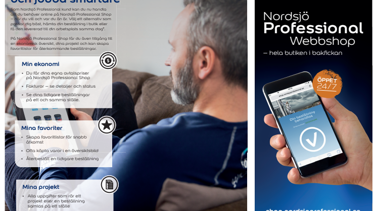 Nordsjö Professional Shop - Informationsbroschyr
