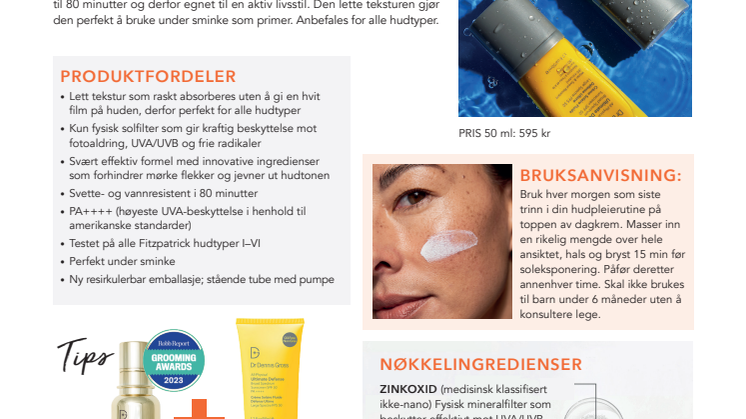 PRESENTASJON All-Physical Ultimate Defense Broad Spectrum Sunscreen SPF 50 PA++++