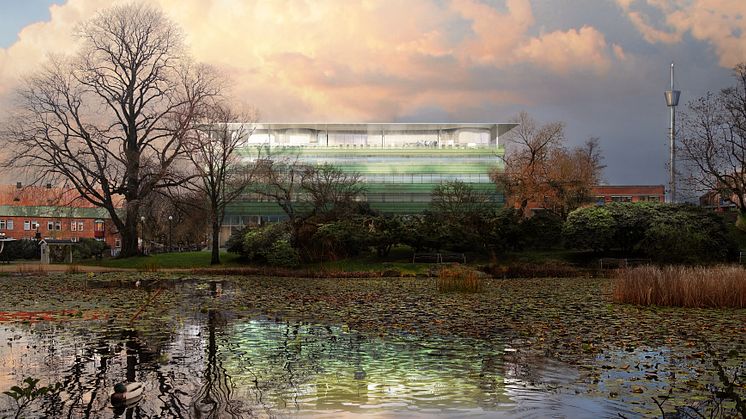 Förslag HIMLAJORD, arkitekttävling universitetsbiblioteket
