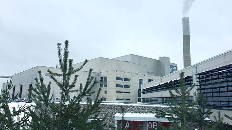 ​Kraftvärmeverket ger värme i kylan