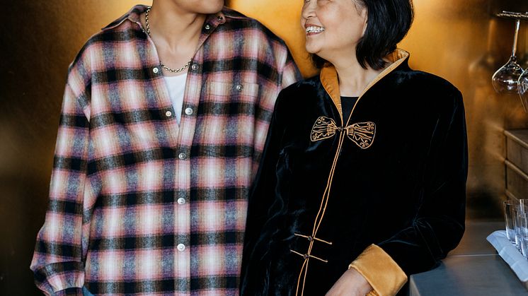 Jimmy Guo och mamma Anlin Zhang