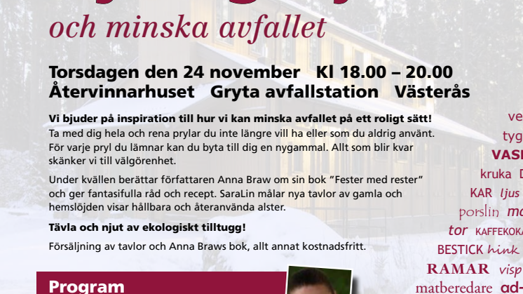 Prylbyte - en del i "Europa Minskar Avfallet"