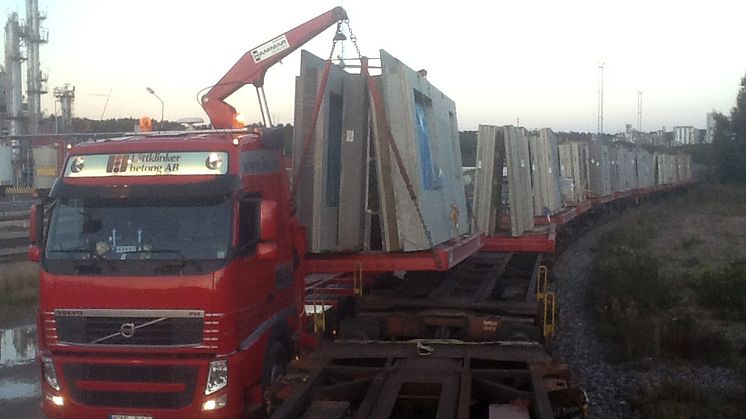​Lättklinkerbetong AB uses Green Cargo’s eco-friendly freight services
