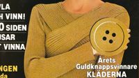 Guldknappen sys i på Nordiska museet