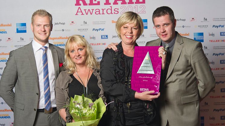 Vinnare Årets säkerhetslösning, Retail Awards 2012, KF/Coop