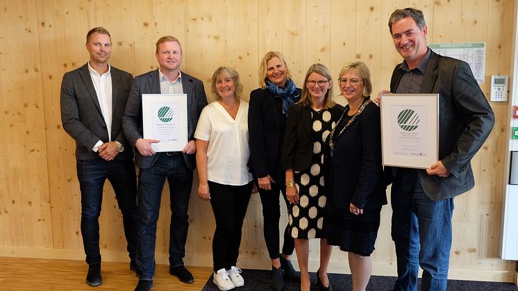 ordførere, svanemerkets direktør og lisensinnehavere