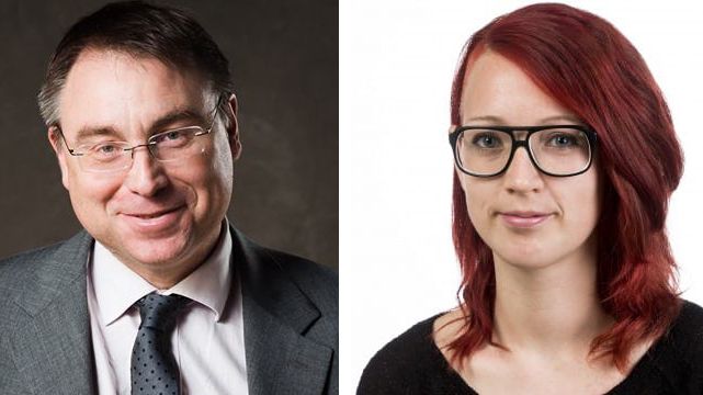 Anders Åkesson och Ida Nilsson, Miljöpartiet.