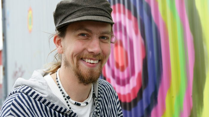 Kulturhuset Bastionen smyckas av Jonathan Josefsson  