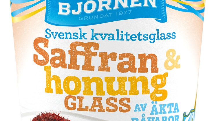 Glass Saffran Honung