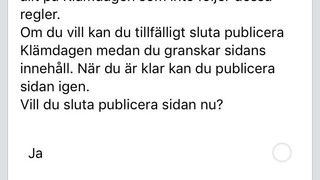 Facebook censurerar Bröstcancerfondens sida "Klämdagen" pga samma bild som de återpublicerat på Bröstcancerfondens andra Facebooksida