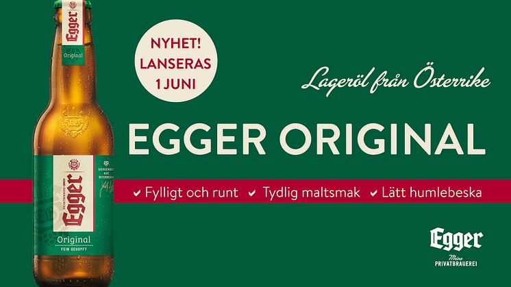 Egger Original är ett typiskt österrikiskt lageröl.