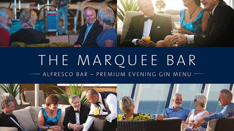 New Gin-Menu unveiled aboard Fred. Olsen Cruise Lines’ fleet 