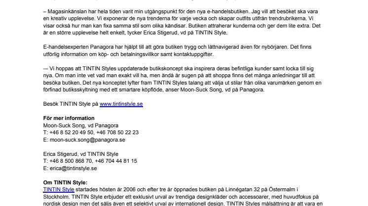 En ny magasinkänsla på nätet