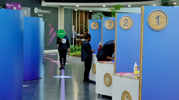 Discovery Health’s mass vaccination site at Gallagher Convention Center adds significant capacity to accelerate the national vaccination rollout