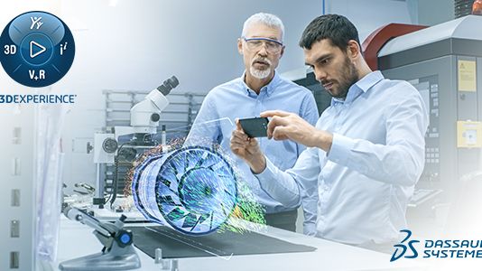 Virtuell verifiering med hjälp av en digital tvilling. Ett viktigt budskap när Dassault Systèmes i år är tillbaka på Elmia Subcontractor i egen monter.