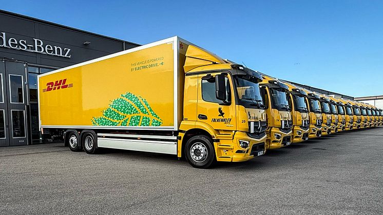 eActros 300 hos Falkenklev Logistik