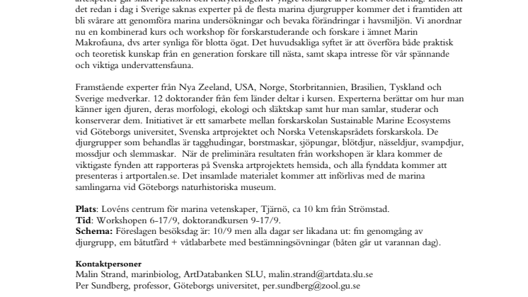 Havets mångfald i fokus