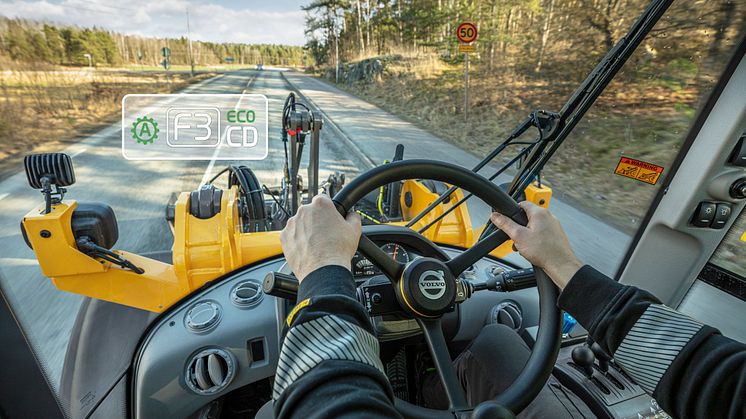 Volvo L45H och L50H har tre drivlinealternativ