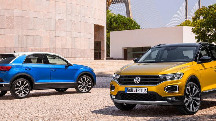 Den nye T-Roc fås til priser fra 239.990 kr. for en 115 hk 1,0 TSI City.