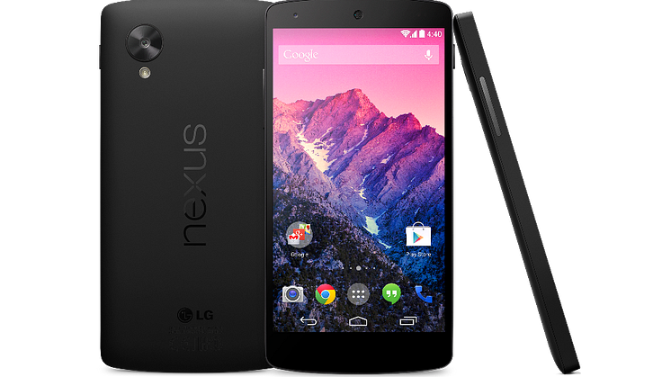 LG OG GOOGLE INTRODUSERER GOOGLE NEXUS 5