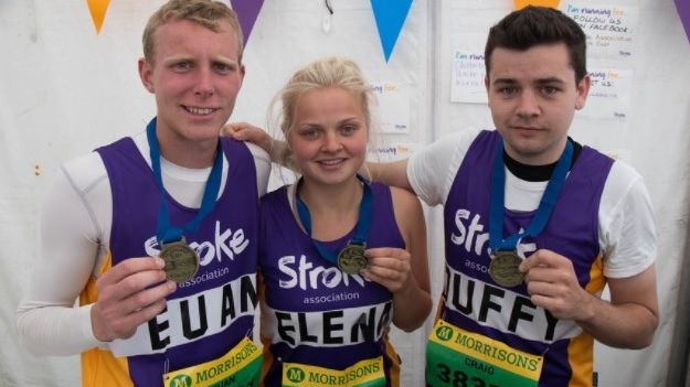 ​Tynemouth couple join Team Stroke at Paris Marathon