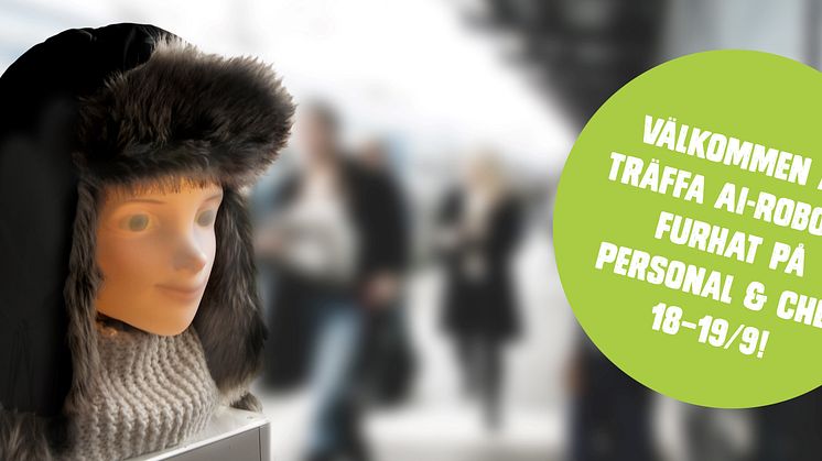 Kom och träffa TNG och AI-roboten Furhat i Göteborg 18 & 19/9!