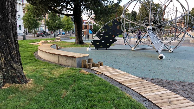 Nytt parkanlegg og skatepark i Gjøvik