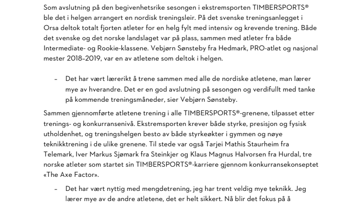 NORDISK TRENINGSLEIR AVSLUTTET ÅRETS TIMBERSPORTS®-SESONG.pdf