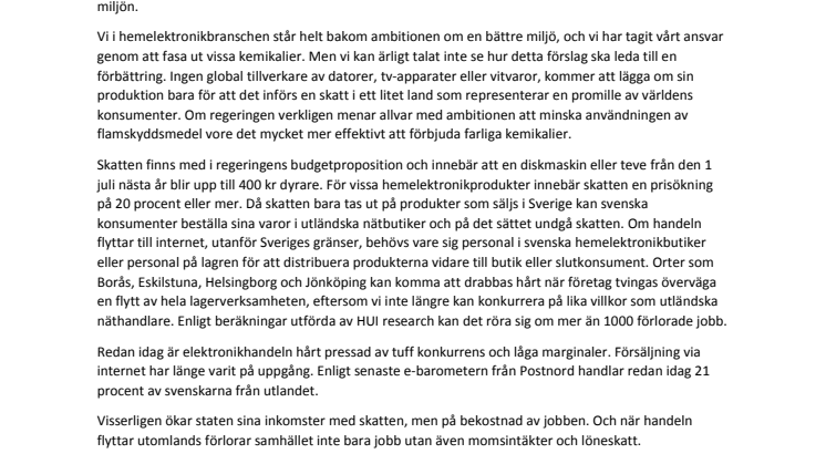 Konkurrenter på tuff elektronikmarknad enas om jobben