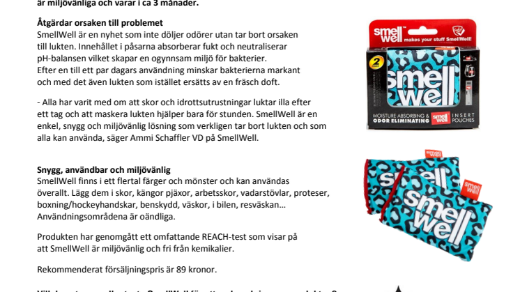 Aldrig mer illaluktande skor eller idrottsutrustningar