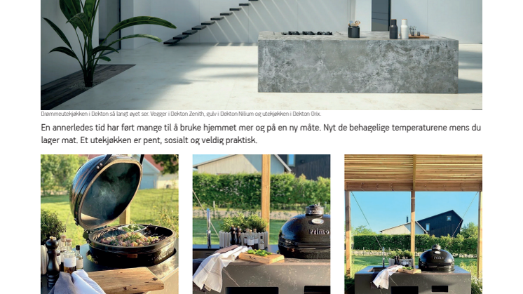 Utekjøkken Dekton