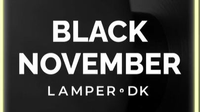 Black november - Lamper.dk