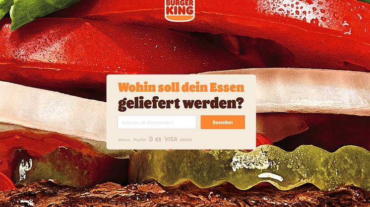 Als wichtiger Teil der Digitalisierungsstrategie hat Burger King® seine Website und App komplett neu eingerichtet