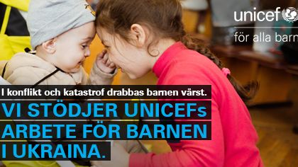 Teknikprodukter donerar 1 000 kr per anställd till UNICEFs arbete i Ukraina