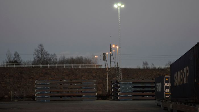 Oxelösunds hamn installerar MZ LED-mastbelysning 