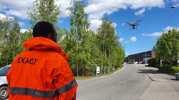 LKF testar att skanna in några fastigheter i sitt bestånd för att öka möjligheterna till bättre service och planering av underhåll.
