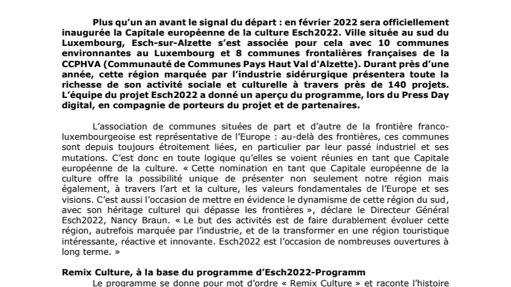 Esch2022_Press Information Press Day2021 FR
