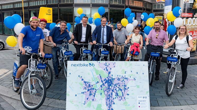 nextbike startet mit 1000 neuen Leihrädern in Leipzig durch