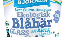 Ekologisk blåbärglass