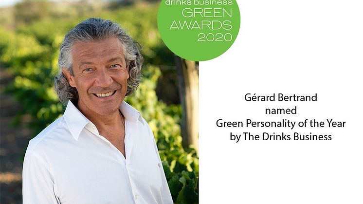 Gérard Bertrand "Green Personality of the Year 2020"
