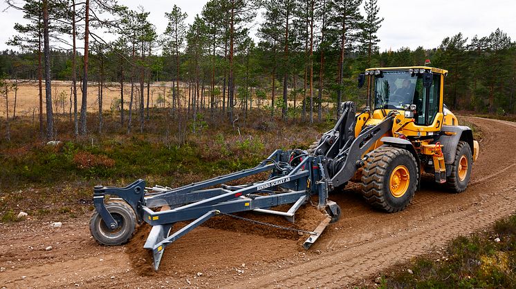 Hinsbo Schakt om hyttfjädring på Volvo hjullastare: "Vilken skillnad det är!"