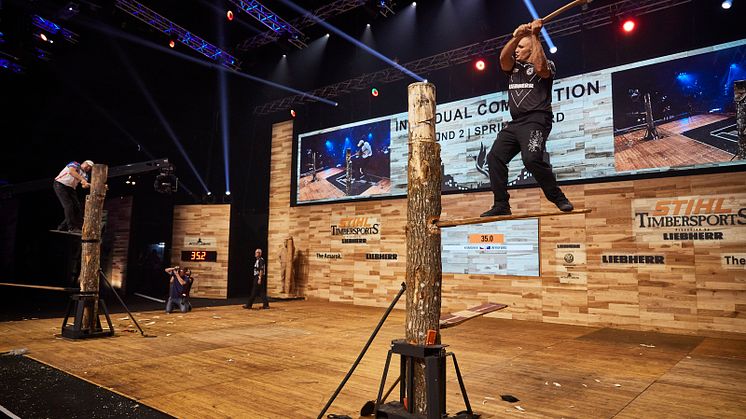 Sidste års verdensmester, Jason Wynyard fra New Zealand, der her ses i Springboard disciplinen, formåede ikke at forsvare sin titel.
