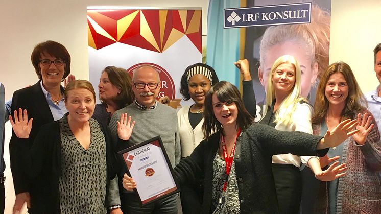 ​​LRF Konsult – ett av Sveriges 100 karriärföretag för tredje året i rad