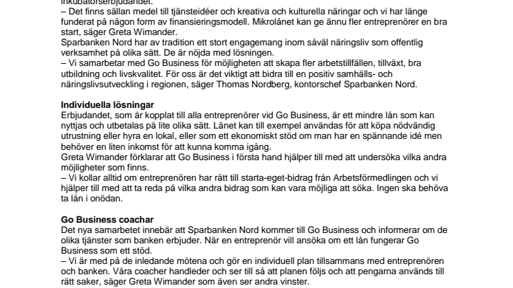 Nytt mikrolån ger starthjälp till nya företagare