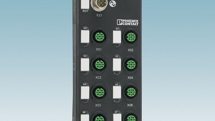 IO-Link hubb, IO-Link I/O IO-Link modul som ansluts till en ledig port på IO-Link master